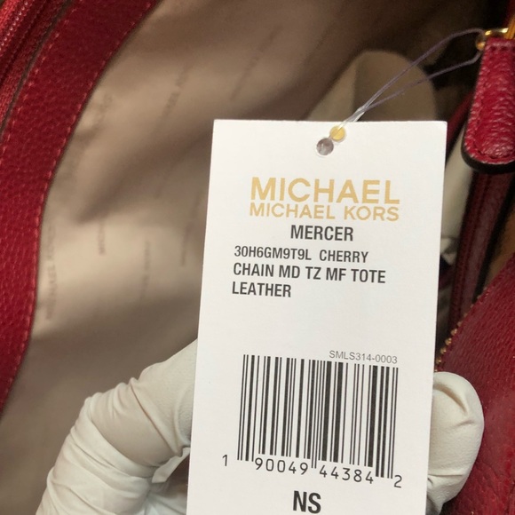 NWT, Michael Kors Mercer Chain MD TZ MF Handbag - Picture 3 of 8